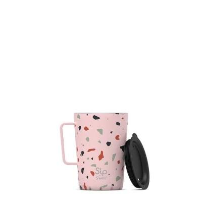 S'ip by S'well 15oz Stainless Steel Takeaway Mug Pink Terazzo 3 S'ip by S'well 15oz Stainless Steel Takeaway Mug Pink Terazzo