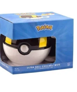 Just Funky Pokemon GO Ultra Ball 16oz Ceramic Molded Coffee Mug w/ Lid -Water Bottles Sales unnamed file 2263