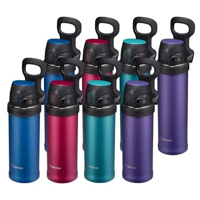 Zojirushi 16oz Flip-and-Go Stainless Steel Travel Mug SM-QHE48 - Purple Dusk 19 Zojirushi 16oz Flip-and-Go Stainless Steel Travel Mug SM-QHE48 - Purple Dusk - Image 17