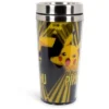 Just Funky Pokemon Lenticular Pikachu 16oz Travel Coffee Mug Tumbler w/ Non-Spill Metal Lid