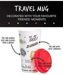 Friends Central Perk 15oz Travel Mug