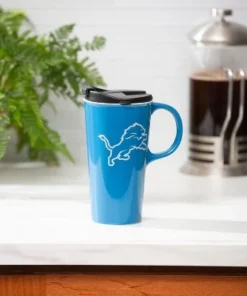 Evergreen Detroit Lions, 17oz Boxed Travel Latte -Water Bottles Sales unnamed file 2507