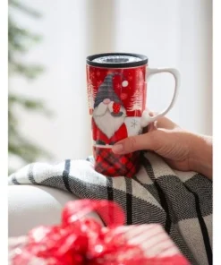 Evergreen Ceramic FLOMO 360 Travel Cup, 17 oz., Winter Gnome -Water Bottles Sales unnamed file 2570