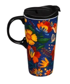 Evergreen Ceramic Travel Cup, 17 OZ. ,w/box, Folky Fun 10 Evergreen Ceramic Travel Cup, 17 OZ. ,w/box, Folky Fun -Water Bottles Sales unnamed file 2584