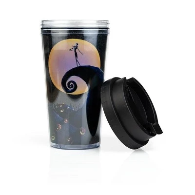 The Nightmare Before Christmas Silver Buffalo Nightmare Before Christmas 16oz Plastic Travel Mug 4 The Nightmare Before Christmas Silver Buffalo Nightmare Before Christmas 16oz Plastic Travel Mug - Image 2
