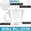 Zulay Kitchen Double Wall Insulated Clear Glass Espresso Cups, set-of-2 (5.4oz) 2 Zulay Kitchen Double Wall Insulated Clear Glass Espresso Cups, set-of-2 (5.4oz) -Water Bottles Sales unnamed file 2673