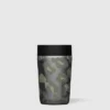 Corkcicle Commuter Cup 9 Ounce Insulated Stainless Steel Spill Proof Travel Coffee Mug with Sip Lid for Hot and Cold Drinks, Snow Leopard
