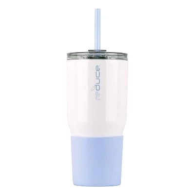Reduce 34oz Cold1 Insulated Stainless Steel Straw Tumbler with Silicone Grip Glacier 9 Reduce 34oz Cold1 Insulated Stainless Steel Straw Tumbler with Silicone Grip Glacier - Image 7