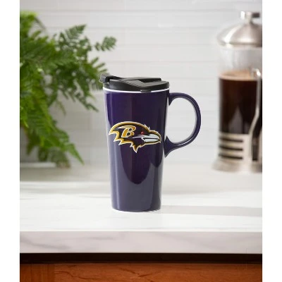 Evergreen Baltimore Ravens, 17oz Boxed Travel Latte 4 Evergreen Baltimore Ravens, 17oz Boxed Travel Latte - Image 2