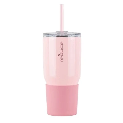 Reduce 34oz Cold1 Insulated Stainless Steel Straw Tumbler with Silicone Grip Glacier 10 Reduce 34oz Cold1 Insulated Stainless Steel Straw Tumbler with Silicone Grip Glacier - Image 8