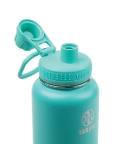 Takeya 40oz Actives Insulated Stainless Steel Water Bottle with Spout Lid Sage