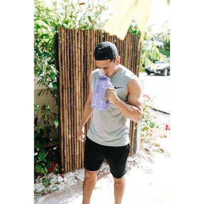 Zulu Goals 64oz Half Gallon Plastic Jug Purple 6 Zulu Goals 64oz Half Gallon Plastic Jug Purple - Image 4