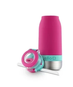 Ello 14oz Stainless Steel Emma Kids' Water Bottle Blue