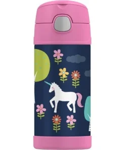 Thermos 12oz FUNtainer Water Bottle with Bail Handle Green Jungle Kingdom -Water Bottles Sales unnamed file 2860