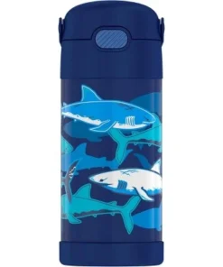 Thermos 12oz FUNtainer Water Bottle with Bail Handle Green Jungle Kingdom -Water Bottles Sales unnamed file 2863