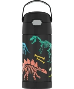 Thermos 12oz FUNtainer Water Bottle with Bail Handle Green Jungle Kingdom -Water Bottles Sales unnamed file 2871