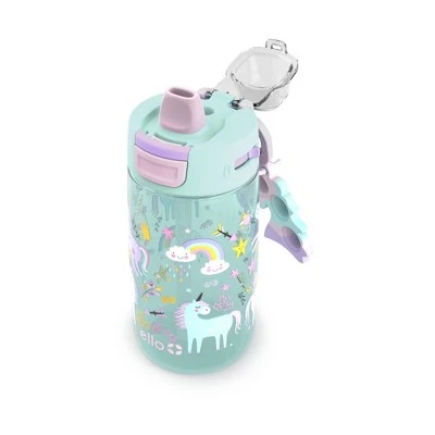 Ello 14oz 2pk Plastic Colby Pop! Water Bottles Rainbow And Unicorn 4 Ello 14oz 2pk Plastic Colby Pop! Water Bottles Rainbow And Unicorn - Image 2