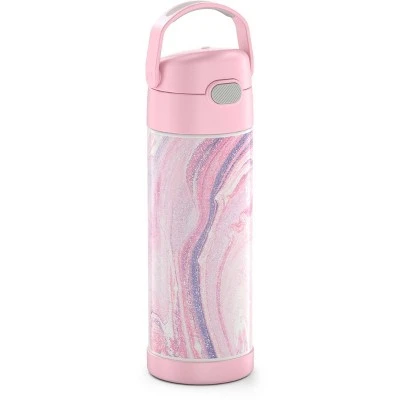 Thermos 16oz FUNtainer Bottle - Pink Marble 4 Thermos 16oz FUNtainer Bottle - Pink Marble - Image 2