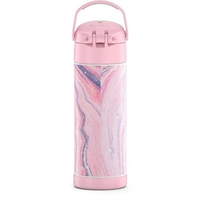 Thermos 16oz FUNtainer Bottle - Pink Marble 5 Thermos 16oz FUNtainer Bottle - Pink Marble - Image 3