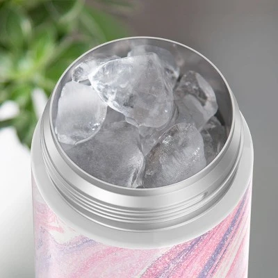 Thermos 16oz FUNtainer Bottle - Pink Marble 10 Thermos 16oz FUNtainer Bottle - Pink Marble - Image 8