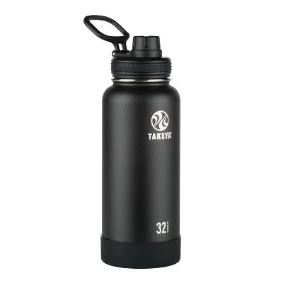 Takeya 32oz Actives Insulated Stainless Steel Water Bottle with Spout Lid White 6 Takeya 32oz Actives Insulated Stainless Steel Water Bottle with Spout Lid White - Image 4
