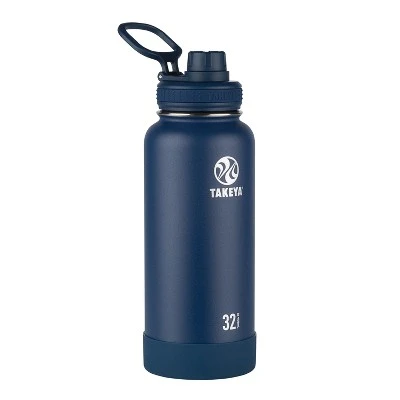 Takeya 32oz Actives Insulated Stainless Steel Water Bottle with Spout Lid White 8 Takeya 32oz Actives Insulated Stainless Steel Water Bottle with Spout Lid White - Image 6