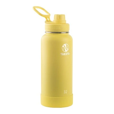 Takeya 32oz Actives Insulated Stainless Steel Water Bottle with Spout Lid White 9 Takeya 32oz Actives Insulated Stainless Steel Water Bottle with Spout Lid White - Image 7