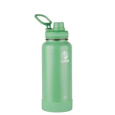 Takeya 32oz Actives Insulated Stainless Steel Water Bottle with Spout Lid White 11 Takeya 32oz Actives Insulated Stainless Steel Water Bottle with Spout Lid White - Image 9