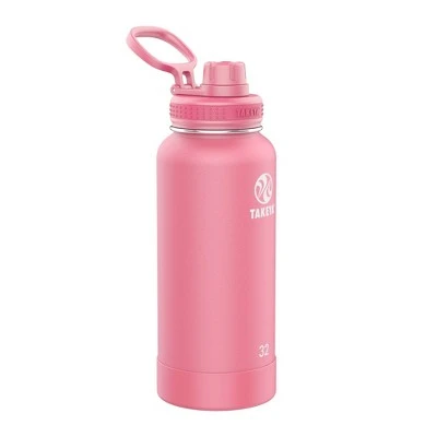 Takeya 32oz Actives Insulated Stainless Steel Water Bottle with Spout Lid White 14 Takeya 32oz Actives Insulated Stainless Steel Water Bottle with Spout Lid White - Image 12