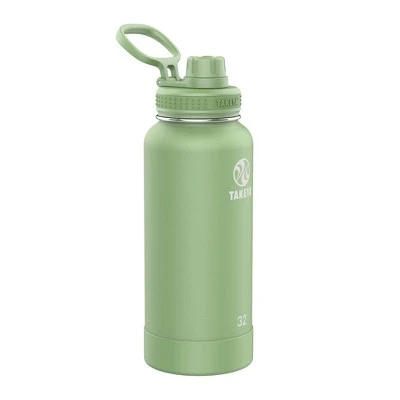 Takeya 32oz Actives Insulated Stainless Steel Water Bottle with Spout Lid White 15 Takeya 32oz Actives Insulated Stainless Steel Water Bottle with Spout Lid White - Image 13
