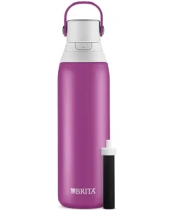 Brita 20oz Premium Double-Wall Stainless Steel Insulated Filtered Water Bottle Purple -Water Bottles Sales unnamed file 3063