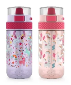 Ello 16oz 2pk Plastic Stratus Kids' Water Bottles Gray/blue -Water Bottles Sales unnamed file 3116