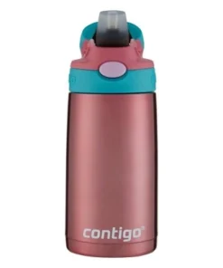 Contigo Kids Stainless Steel Water Bottle with Redesigned AUTOSPOUT Straw Taro/juniper