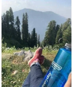 Nalgene 48oz Wide Mouth Water Bottle Gray