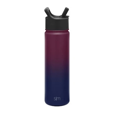 Simple Modern 22oz Insulated Stainless Steel Summit Water Bottle with Straw Moonlight 8 Simple Modern 22oz Insulated Stainless Steel Summit Water Bottle with Straw Moonlight - Image 6