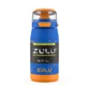 Zulu 12oz Flex Stainless Steel Water Bottle Blue/orange