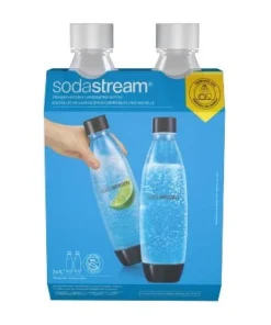 SodaStream 1L Carbonating Bottle - 2pk - White