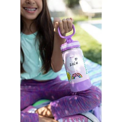 Takeya 14oz Kids' Stainless Steel Water Bottle Grape Purple 5 Takeya 14oz Kids' Stainless Steel Water Bottle Grape Purple - Image 3