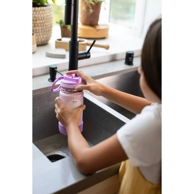 Takeya 14oz Kids' Stainless Steel Water Bottle Grape Purple 6 Takeya 14oz Kids' Stainless Steel Water Bottle Grape Purple - Image 4