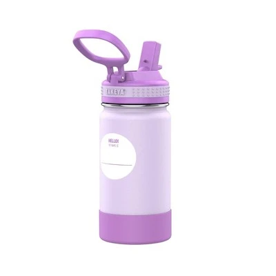 Takeya 14oz Kids' Stainless Steel Water Bottle Grape Purple 10 Takeya 14oz Kids' Stainless Steel Water Bottle Grape Purple - Image 8