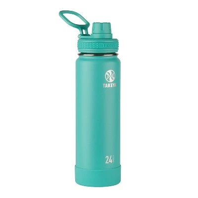 Takeya 24oz Actives Insulated Stainless Steel Water Bottle with Spout Lid Bluestone 7 Takeya 24oz Actives Insulated Stainless Steel Water Bottle with Spout Lid Bluestone - Image 5