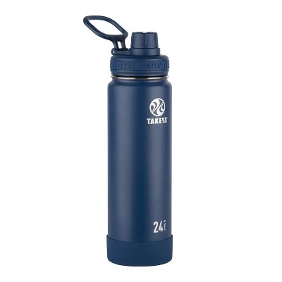 Takeya 24oz Actives Insulated Stainless Steel Water Bottle with Spout Lid Bluestone 8 Takeya 24oz Actives Insulated Stainless Steel Water Bottle with Spout Lid Bluestone - Image 6