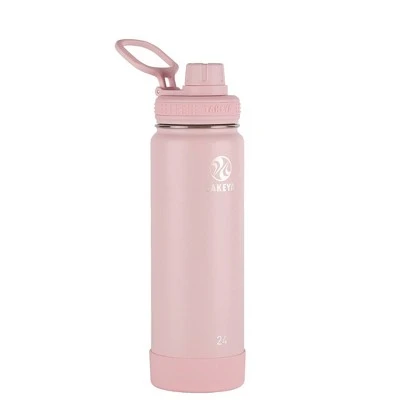 Takeya 24oz Actives Insulated Stainless Steel Water Bottle with Spout Lid Bluestone 11 Takeya 24oz Actives Insulated Stainless Steel Water Bottle with Spout Lid Bluestone - Image 9