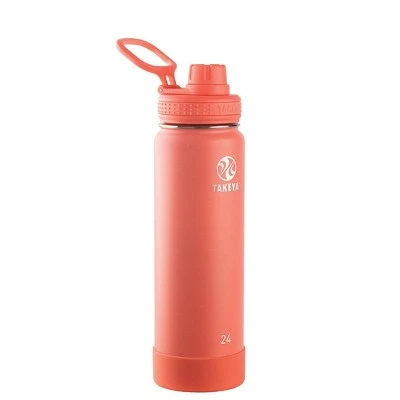 Takeya 24oz Actives Insulated Stainless Steel Water Bottle with Spout Lid Bluestone 13 Takeya 24oz Actives Insulated Stainless Steel Water Bottle with Spout Lid Bluestone - Image 11