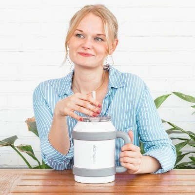 Reduce 50oz Cold1 Insulated Stainless Steel Straw Tumbler Mug Dark Web 9 Reduce 50oz Cold1 Insulated Stainless Steel Straw Tumbler Mug Dark Web - Image 7