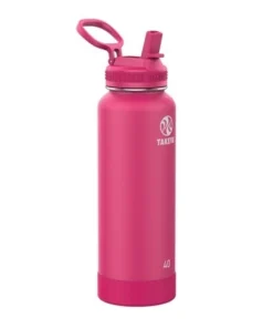 Takeya 40oz Actives Pickleball Insulated Stainless Steel Water Bottle with Sport Straw Lid Pink -Water Bottles Sales unnamed file 3534
