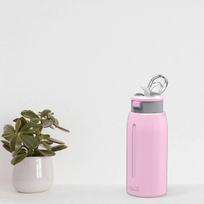 Zak Designs Zak Genesis 24 32 64 oz. Stainless Steel Water Bottle Flex Slip Double Wall Vacuum BPA Free 3 Zak Designs Zak Genesis 24 32 64 oz. Stainless Steel Water Bottle Flex Slip Double Wall Vacuum BPA Free