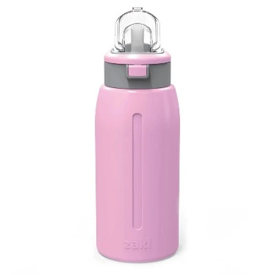 Zak Designs Zak Genesis 24 32 64 oz. Stainless Steel Water Bottle Flex Slip Double Wall Vacuum BPA Free 4 Zak Designs Zak Genesis 24 32 64 oz. Stainless Steel Water Bottle Flex Slip Double Wall Vacuum BPA Free - Image 2