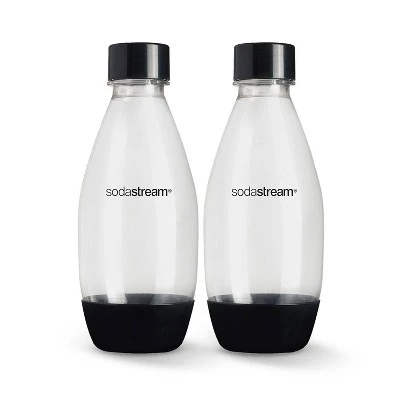 SodaStream 0.5L Carbonating Bottle - 2pk - Black 4 SodaStream 0.5L Carbonating Bottle - 2pk - Black - Image 2