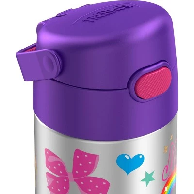 Nickelodeon Thermos 12oz FUNtainer Water Bottle with Bail Handle - Purple JoJo Siwa 5 Nickelodeon Thermos 12oz FUNtainer Water Bottle with Bail Handle - Purple JoJo Siwa - Image 3